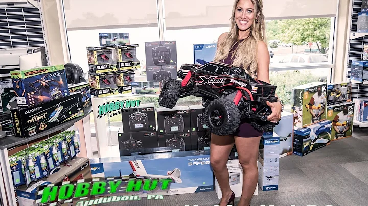 Julie first RC Traxxas Xmaxx.