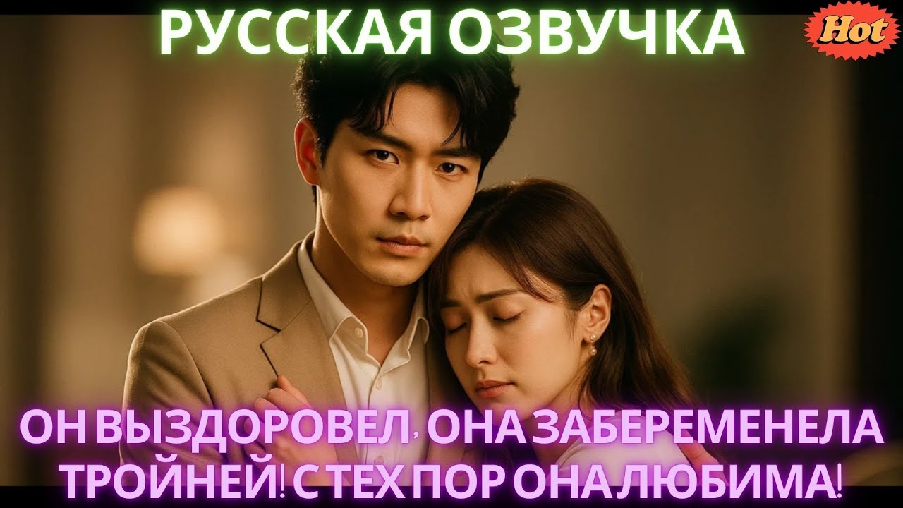 Он выздоровел, она забеременела тройней! С тех пор она любима! #дорама #2025