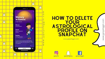 how to delete your astrological profile on snapchat