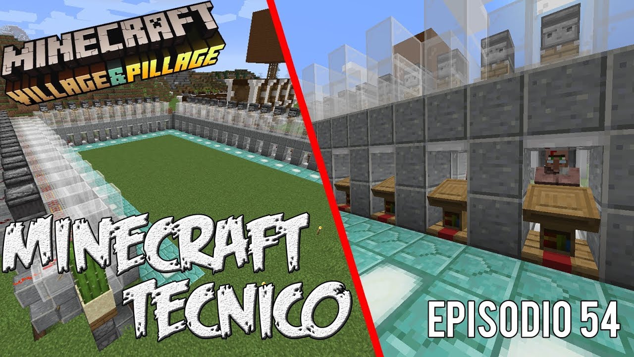 MINECRAFT TECNICO 1.14 Ep54 | TRADING HALL!🔥 - YouTube