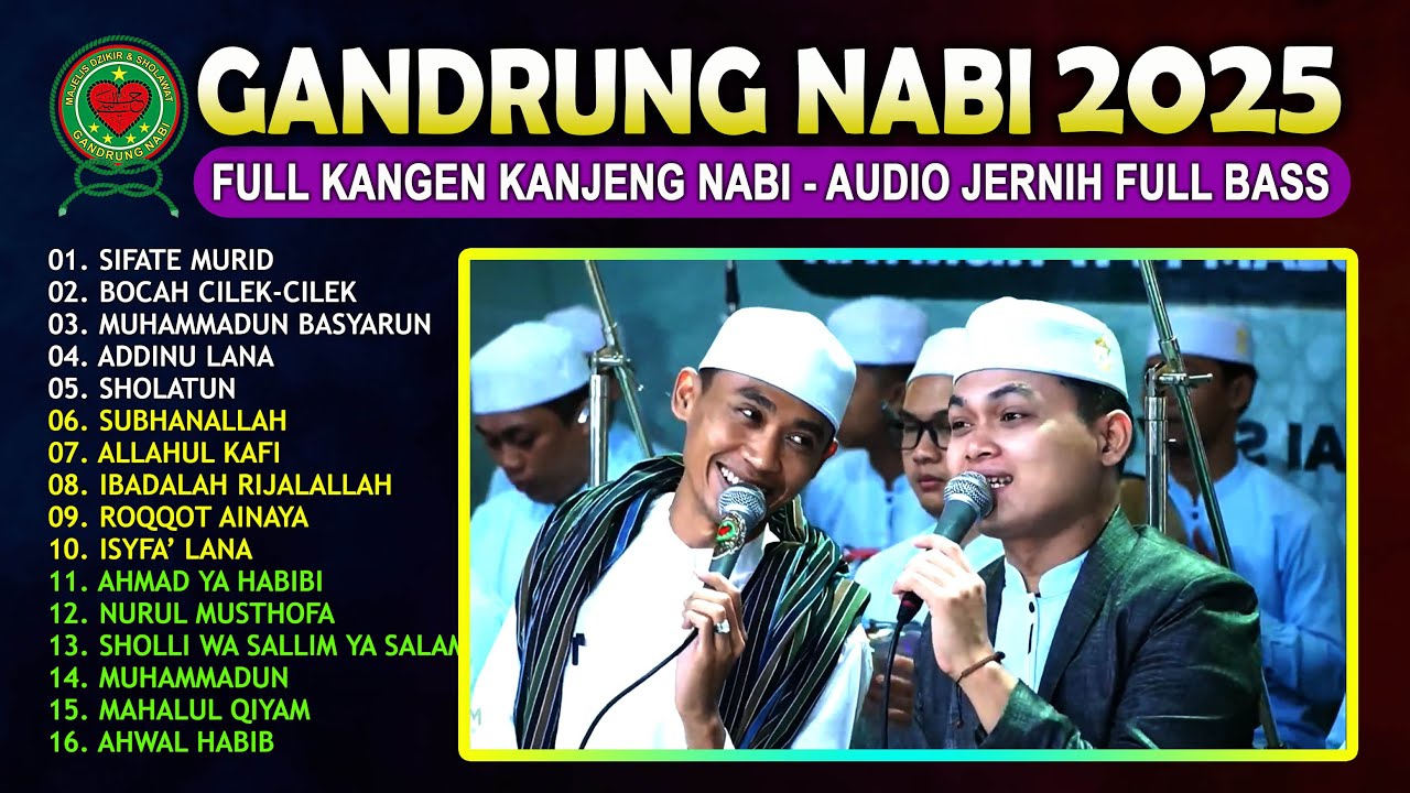 FULL ALBUM MAJELIS GANDRUNG NABI 2025 | Sholawat Full Kangen Kanjeng Nabi Muhammad FULL ALBUM MAJELIS GANDRUNG NABI 2025 | Sholawat Full Kangen Kanjeng Nabi Muhammad