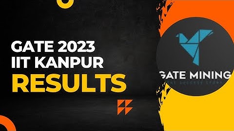 GATE 2023 Results || IIT kanpur official update|| Vinod sahu || #gateresult #gate2023