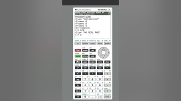 TI-84 Quadratic Formula ACT/SAT Calculator Programs