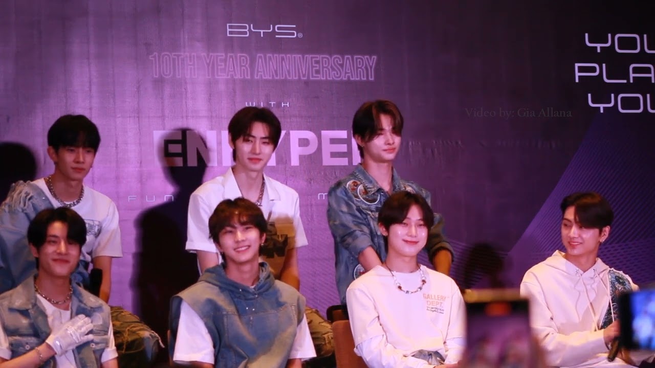 [FULL] ENHYPEN BYS Manila Press Conference - Talks About the Philippines, PH ENGENEs, Manifesto Tour