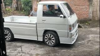 L300 putih bensin minibus jadi pick up