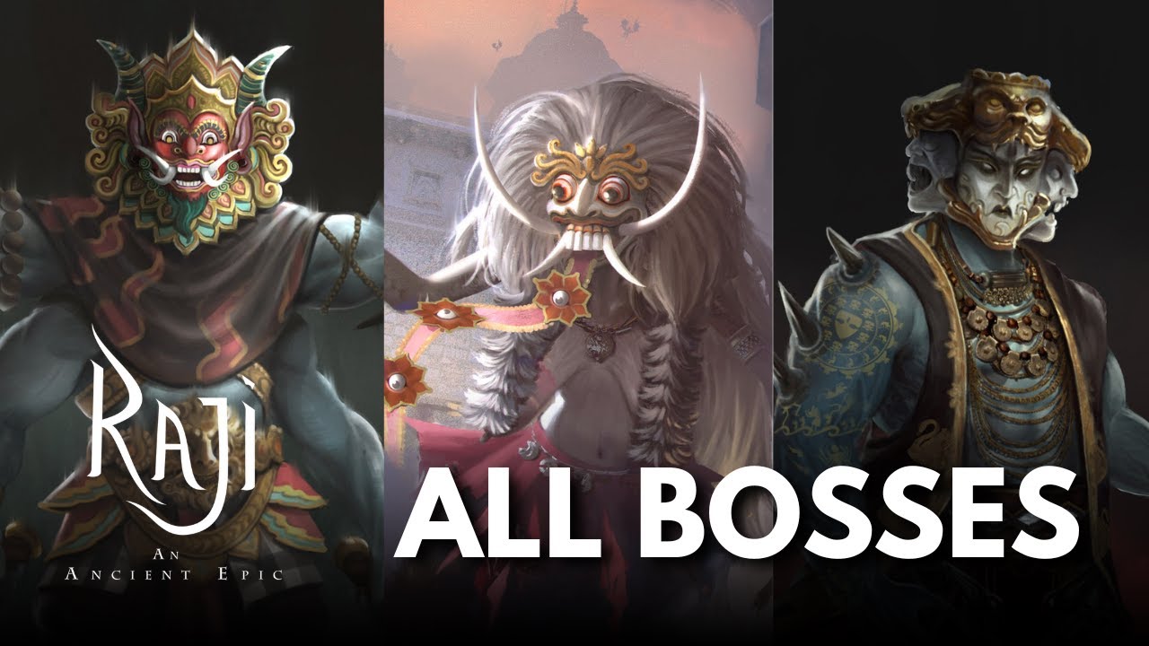 ALL BOSSES | Raji : An Ancient Epic 
