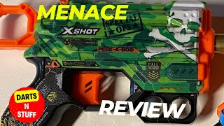 Review and test |Zuru Xshot Menace  Skins| blaster unboxing