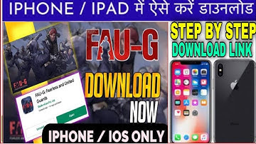 HOW TO DOWNLOAD/INSTALL & PLAY FAUG ON ANY IOS/IPHONE DEVICE | FAUG GAME IOS/IPHONE ME DOWNLOAD KARE