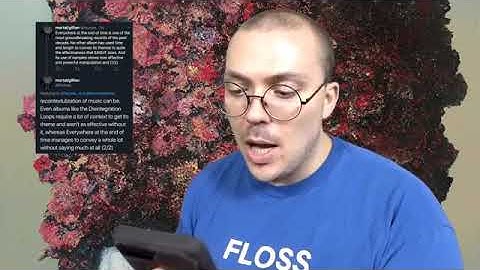 Anthony fantano talking about everywhere at the end of time
