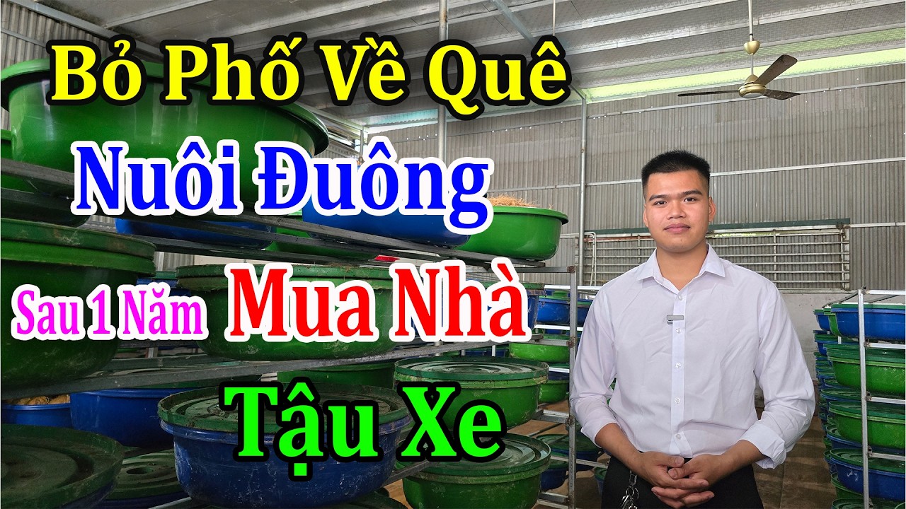 Nuôi Đuông Làm Giàu Tại Quê Nhà: Chàng Trai 9X Khởi Nghiệp Thành Công Sau 1 Năm Mua Nhà Tậu Xe