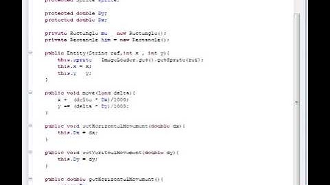 Java Tutorial - Making a 2D Game Part 5