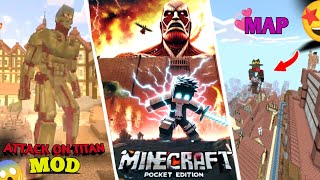 The Greatest Attack On Titan Add-on & Map For Minecraft Pe | AOT Mod 1.21+ screenshot 3
