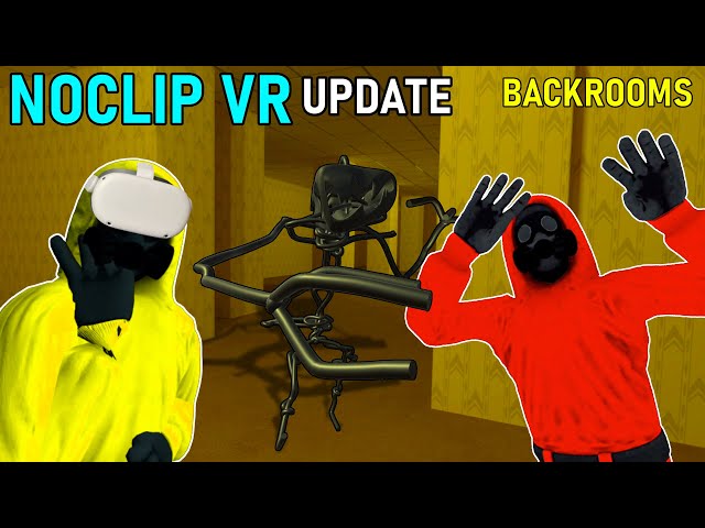 We Escaped The NEW LEVELS of The VR Backrooms (Noclip VR Update) 