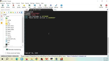 Linux Redhat lab: Shell script using Command Substitution