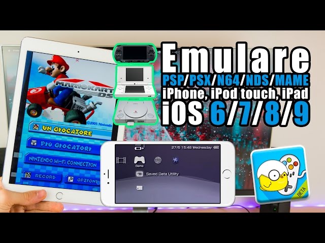 Installare emulatore PSP/PSX/NDS/N64/GBA/GBC + Giochi [iPhone, iPad, iPod  touch] - YouTube