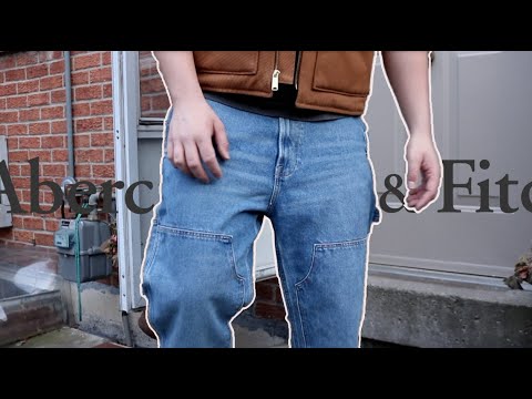 Best Workwear Pant?! Abercrombie Mens Loose Workwear Jeans (Review ...
