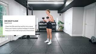 2DB Squat Clean