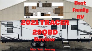 2021 TRACER 29QBD FULL REVIEW [ THE BEST FAMILY TRAVEL TRAILER  ]