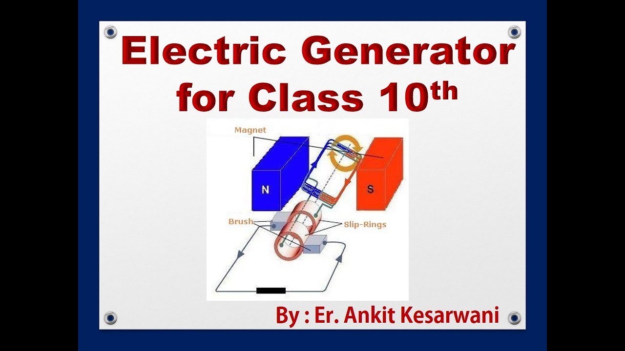 Electric Generator for class 10th - YouTube