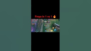 Freya in 1 vs 1 #mobilelegends #mobilelegendsbangbang #mlbb #gameplay #shorts