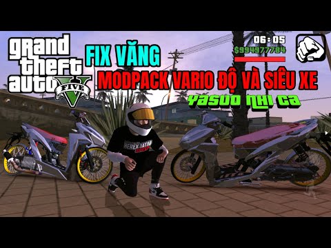 #1 Cách Tải Game GTA San Mod Pack Full Vario Độ Và Siêu Xe Như GTA 5 Fix Văng Chỉ 300MB Mới Nhất