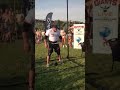Mike Burke just misses world record to the side