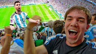 Argentina vs México 2-0 REACCIONES DE UN HINCHA EN QATAR MUNDIAL 2022