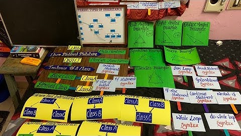 COMPUTER SCIENCE CHARTS MODELS WORKING MODELS FOR B.ED STUDENTS