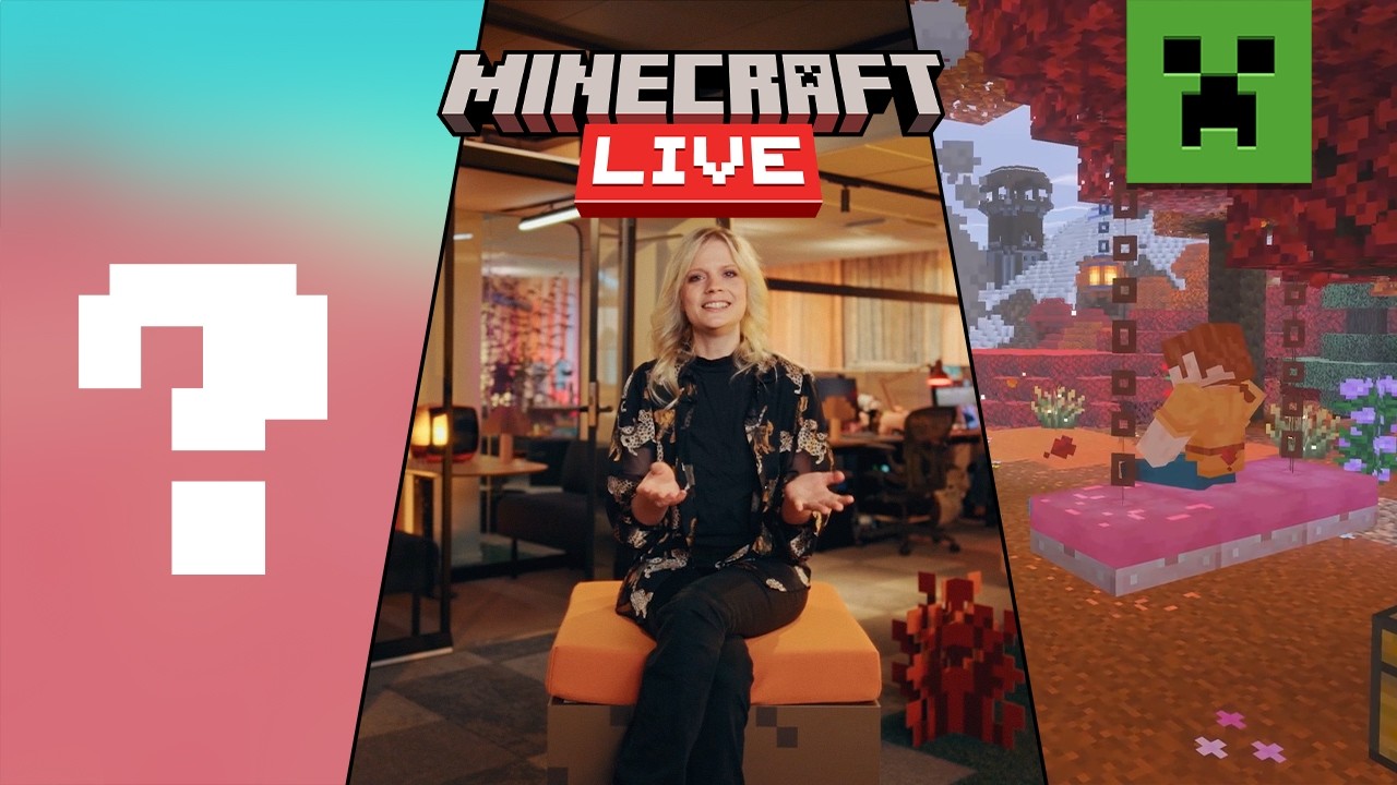 AGNES TALKS MINECRAFT: TODAY & TOMORROW | Minecraft Live – SEPT 2026