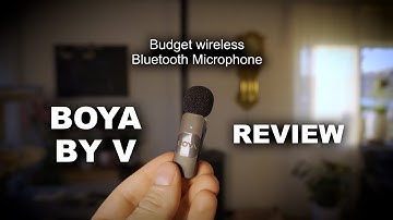 BEST BUDGET Wireless Microphone?! Boya By V20 Review