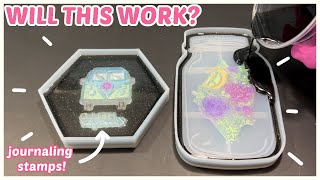 Can STAMPS Imprint on EPOXY RESIN?