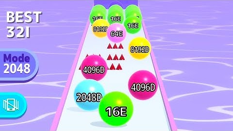 Ball Run 2048 All Levels Gameplay ( Android iOS) Level 54