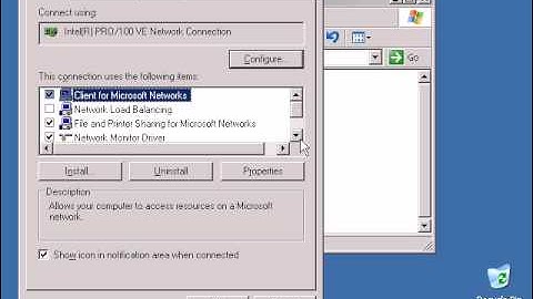 Configuring IP Settings - Windows Server 2003