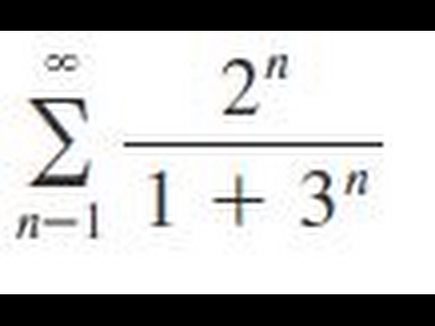 Sigma 1 Infinity 2 N 1 3 N Determine Whether The Series Converges Or Diverges Youtube