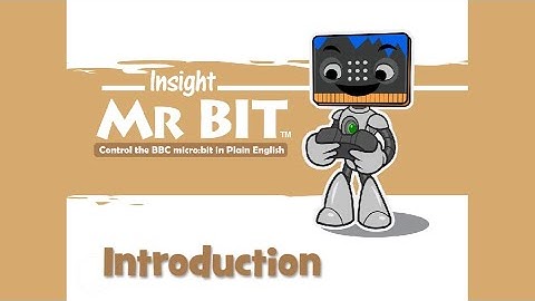 Control your BBC micro:bit with Insight Mr Bit