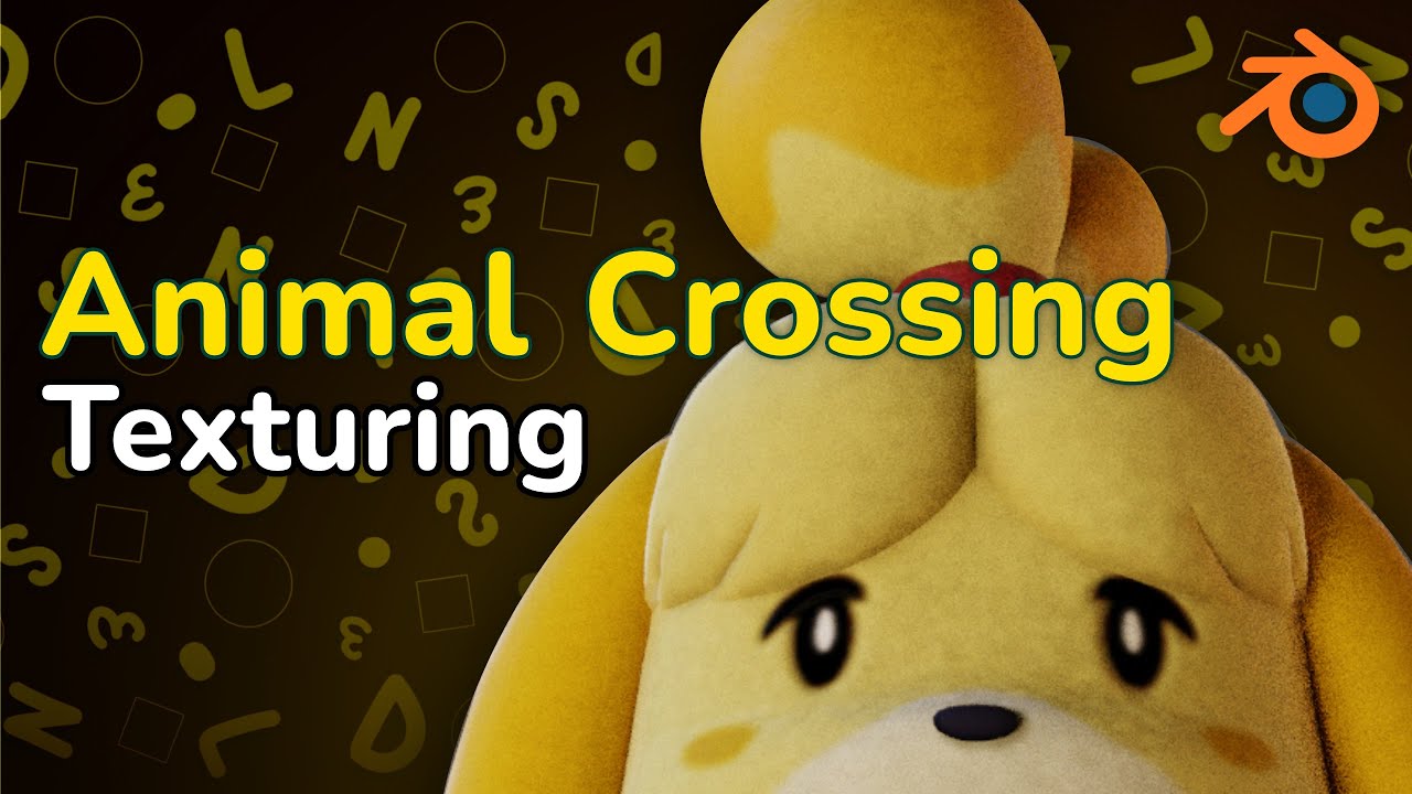 Texturing Animal Crossing Models Blender YouTube