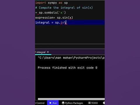 Symbolic Integration with SymPy: The Power of the integrate() Function ...