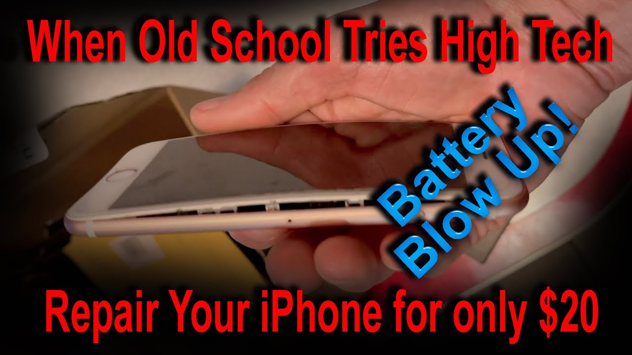 Repairing a Blown iPhone Battery for 20 You Can Do It! YouTube