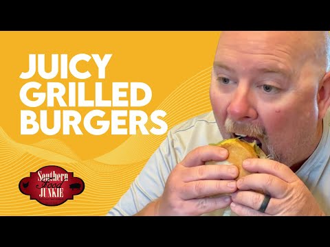 Juicy Grilled Burgers with a Garlic Butter Kick!