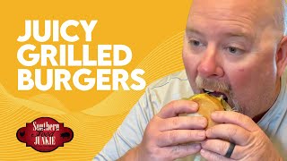Juicy Grilled Burgers with a Garlic Butter Kick!