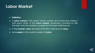 Lecture 1 labor economics, Introduction to labor Economic