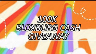 100K BLOXBURG CASH GIVEAWAY (INDONESIA SUB) [CLOSED]