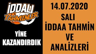 KAZANDIRMAYA DEVAM EDİYORUZ! 14 TEMMUZ SALI İDDAA TAHMİNLERİ VE ANALİZLERİ BANKO MAÇLAR