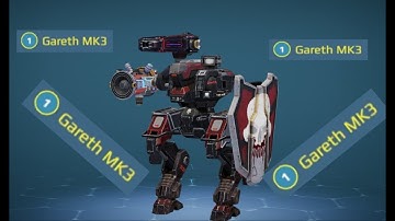 Gareth mk 3 gameplay WAR ROBOTS