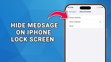 How to Hide Message Previews on iPhone Lock Screen (iOS 26)