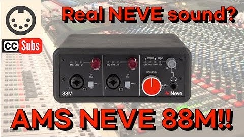 Neve Console 마이크 프리를 그대로?? AMS Neve 88M 오디오 인터페이스 사용 후기! (English subtitle)