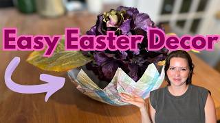 $2 DIY Easter Vase 🌸 | Quick & Easy Easter Craft (Family Friendly!)