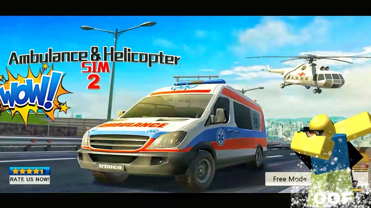 Kartun  anak helikopter dan mobil  ambulance  game anak anak 