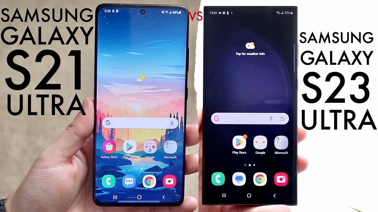 Samsung Galaxy S23 Ultra VS Galaxy S22 Ultra VS Galaxy S21 Ultra