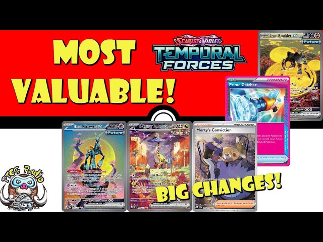 Top 10 Most Valuable Cards from Temporal Forces! BIG Update! (Pokemon TCG News) - YouTube Top 10 Most Valuable Cards from Temporal Forces! BIG Update! (Pokemon TCG News) - YouTube